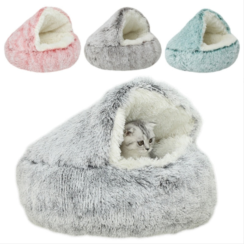 Luxury Plush Cat Bed