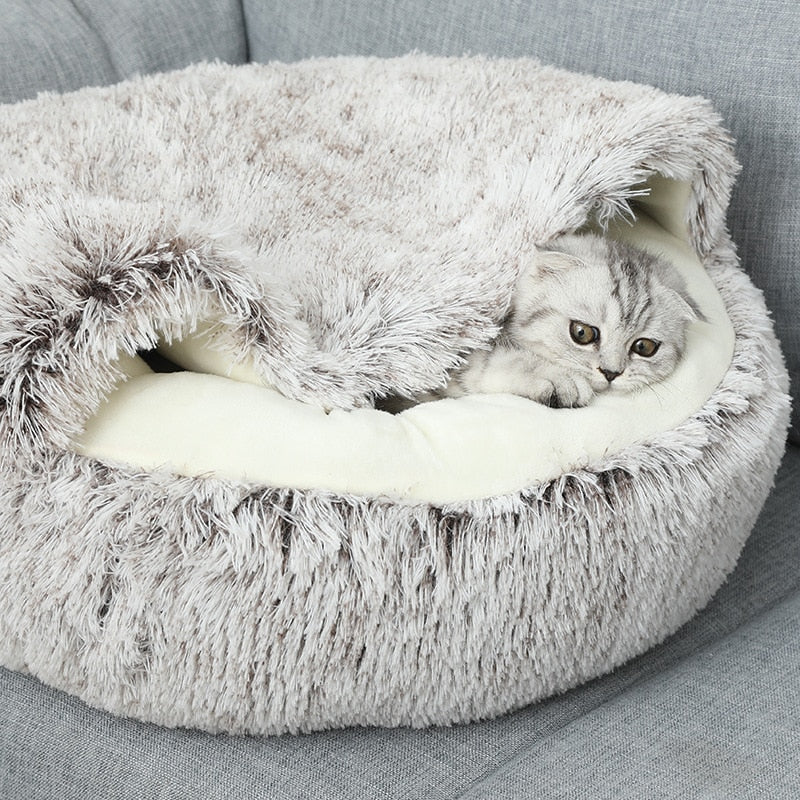 Luxury Plush Cat Bed